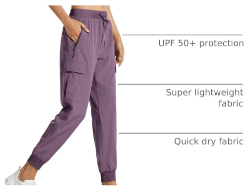 Image of Libin Women's Hiking Cargo Pants Quick Dry Joggers Petitle /Regular /Tall