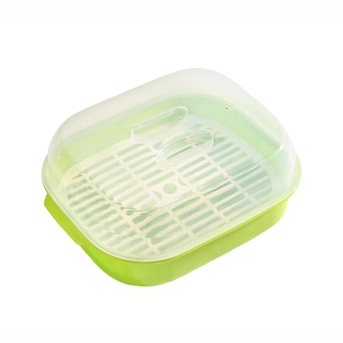 Fox Run Microwave Vegetable Steamer, 8" x 10.5" x 4" Steamer For Microwave