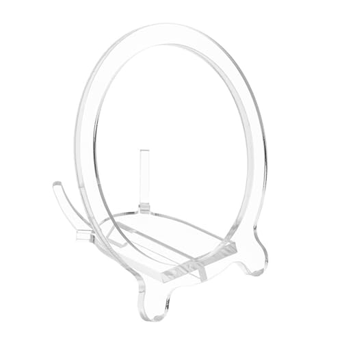 Clear Acrylic Speaker Stand Mount for Portable Voice Control Speaker Risers Acrylic Racks Easy to Install Acrylic Racks Stand