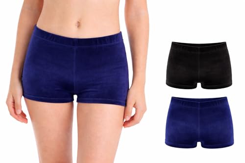 Short de gymnastique pour fille Fischer en velours pour les séances de gym en club