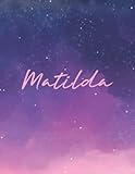 Matilda: Journal Notebook Gray for Writing and Drawing, Blank | Calligraphy Dot Grid Journals | 8.5 x 11 inch - V.447