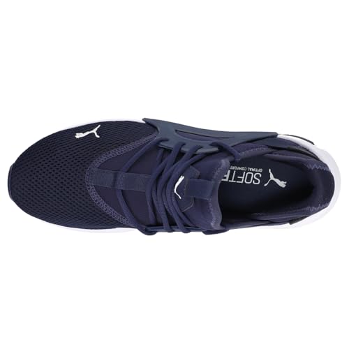 PUMA Mens Softride Enzo Evo Wide Lace Up Sneakers Shoes Casual - Blue4