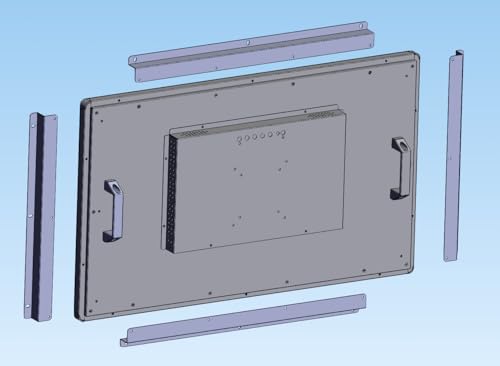 Image of 27 Inch 10 Points Open Frame PCAP Touchscreen Monitor for Interactive Training Stations Retail Self-Service Kiosk Vending Digital Signage