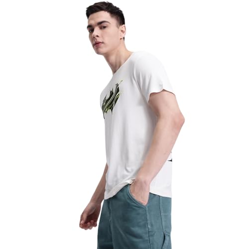 Image of Amazon Brand - INKAST Men Printed Half Sleeve Cotton T Shirt | Regular Fit