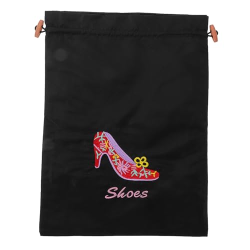 NUOLUX バレエシューズ収納袋 軽量通気性 巾着式 足尖靴ケース ダンスシューズ用 持ち運び便利 女子向けバレエバッグ