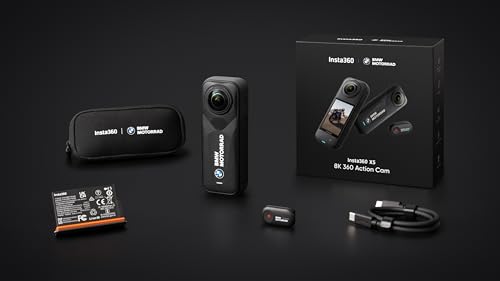 Image of Insta360 X5 8K 360 BMW Motorrad Edition Action Camera, Black