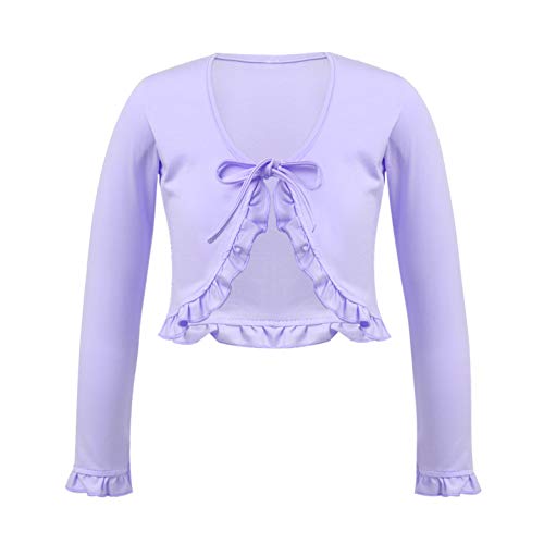 easyforever Kids Girls Basic Ballet Dance Gymnastics Performance Cardigan Top Warm-up Shrug Sweaters Cover Up