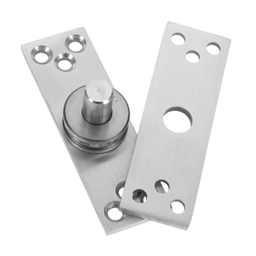 Angoily Invisible Door Hardware Stainless Steel 360° Rotating Hinge Chicken Mouth Hinge for Bookcase Wardrobe