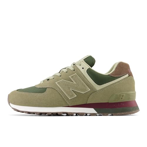 Image of New Balance Unisex 574 V2 Subterra Sneaker,Olive /Bone,Men 10 / Women 11.5