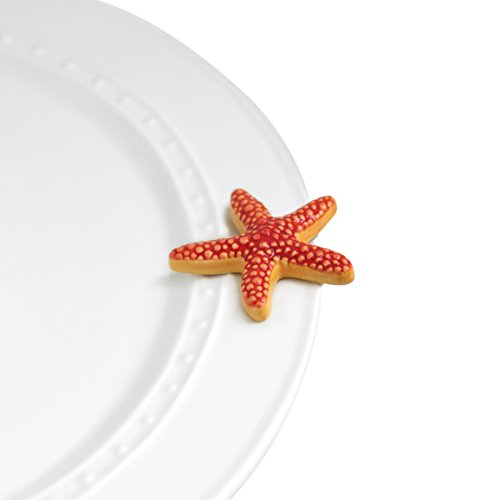 nora fleming Sea Star (Starfish) A66 - Hand-Painted Ceramic Unique Décor - Summer Minis for the Home and Office