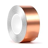 MFUSUL Malla de Cobre Anti-Caracol, 20m x 50mm, Doppio Strato Cerca Trampa para Caracoles, Malla de Alambre Protección Valla de Cobre para Plantas de Camas Elevadas, Protección Jardín