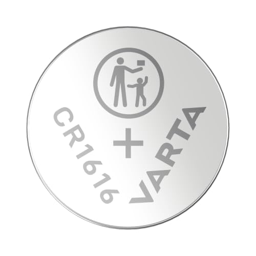 VARTA Batterien Knopfzellen CR1616, 2 Stück, Lithium Coin, 3V, kindersichere