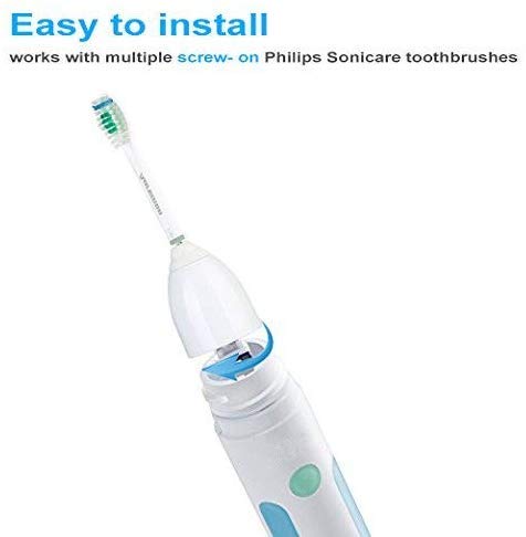 Aoremon Replacement Toothbrush Heads Compatible with Phillips Sonicare E-Series HX5610, 4 Pack