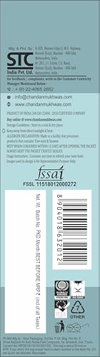 Image of Chandan Mouth Freshener Mint Sweet Mukhwas 100% Natural | Pack of 12 | 200g | Contains Fennel Mixed with Spices