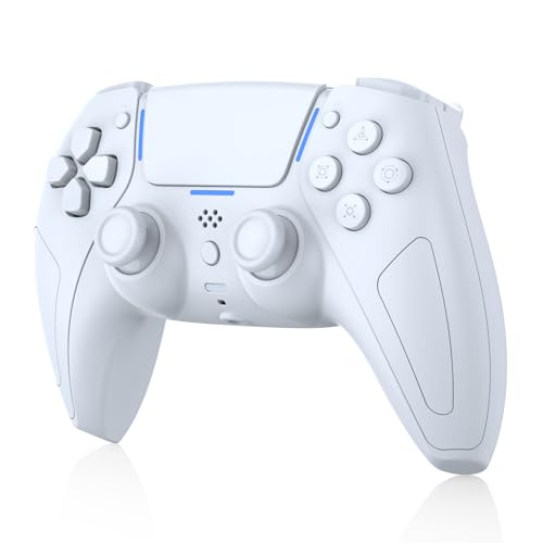 JDDWIN LED Wireless Gaming Controller for PS5/PC/Android/IOS/MAC/Steam Deck,Hall Effect, Bluetooth...