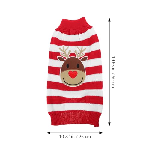 Chaleco Navideño para Perro ERINGOGO XL Rojo miniatura 2