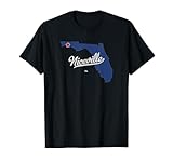 Niceville Florida FL Map T-Shirt