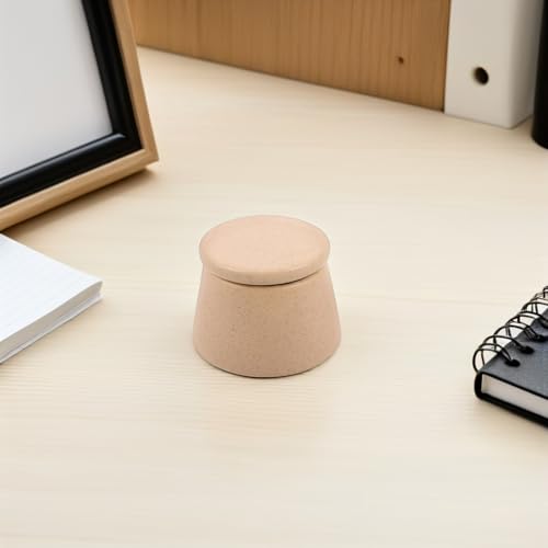 Cepillo de cerámica para uñas y soporte de polvo acrílico miniatura 7