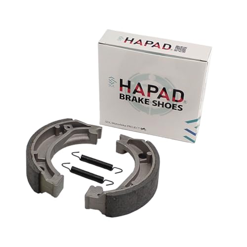 HAPAD スーパーカブ 70 C70 86〜95 フロント リア ブレーキシュー 車種専用設計 NAO材 ノンアスベスト