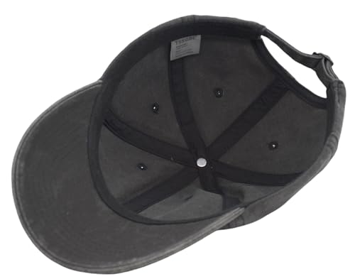Image of TSSGBL Vintage Cotton Washed Baseball Cap S to XXL Unstructured Low Profile Adjustable Distressed Dad Hat for Men Women