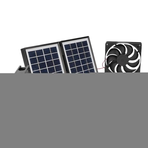 Ventilateur solaire anti humidité pour éliminer la chaleur dans le poulailler - 6