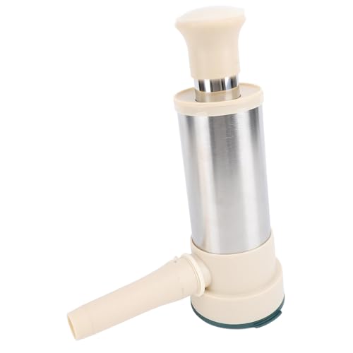 Fabricante de Salsicha Vertical de Aço Inoxidável Com 4 Tubos de Recheio, Stuffer de Salsicha Manual