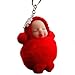 MxecoShop Niedliche schlafende Baby Schlüsselanhänger Schnullerpuppe Plüschpuppe
