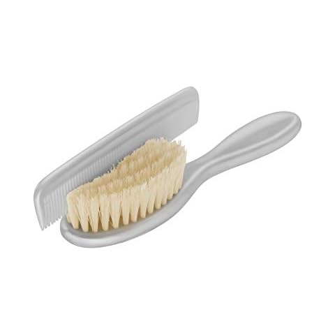 Rotho Babydesign Comb and Brush, from 0 months, TOP, Stoney Grey, 20059 0286 01 Cover