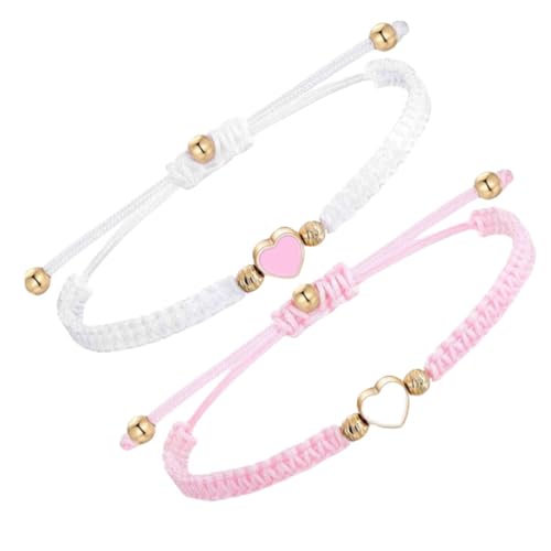 Oumun pulseras de mejores amigos, talla única, Nailon, No es una piedra preciosa