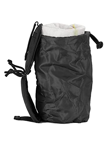 Kariyu Nappy Bin Bag Foldable Nappy Dump Pouch - Black, 4 x 9 x 13 cm (folded), 23 x 11 cm (unfolded) - Image 3