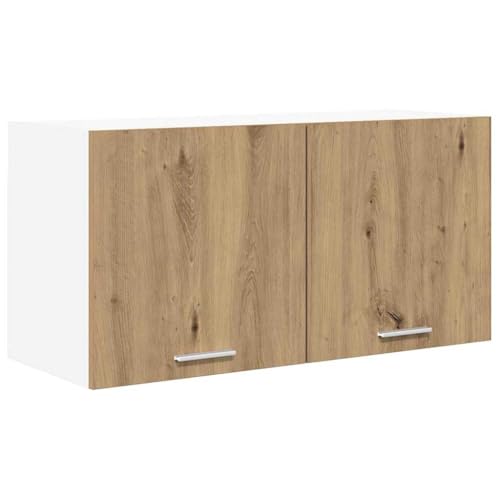 vidaXL Mueble Colgante con Puerta Riga Roble Artesanal 80 x 31 x 40 cm, Amplio Almacenamiento, Armario de Cocina Resistente, organizadores Modernos para optimizar el Espacio