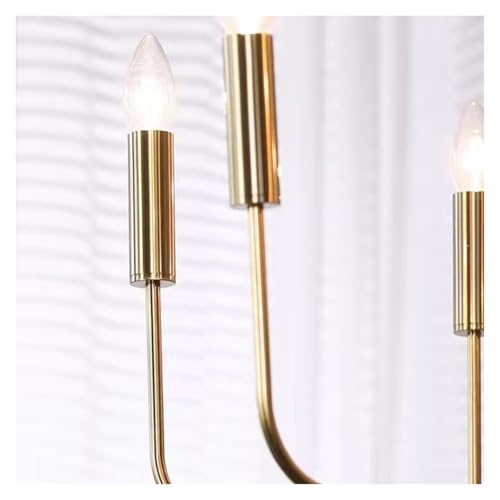 Éclairage de pièce design en fer avec ce lustre de salon suspendu