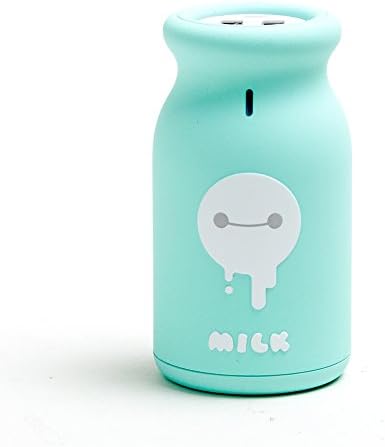 Portable Battery,JS 10000mAh/3.7v Ultra-Compact Portable Milk Bottle-Sized External Power Bank Battery Charger Pack for iPhone 6/5/4 iPad iPod Samsung Devices Smart Phones Tablet PCs (Light Blue)