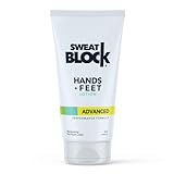 SweatBlock Antitranspirant-Lotion Für schwitzende Hände Und Füße, Schweißbekämpfende Behandlung Zur Verhinderung Von Schweiß