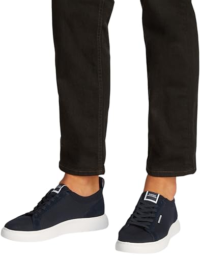 Tommy Hilfiger Herren Vulcanized Sneaker Light Knit Seasonal Elegant, Blau (Desert Sky), 45 – Ansicht 3