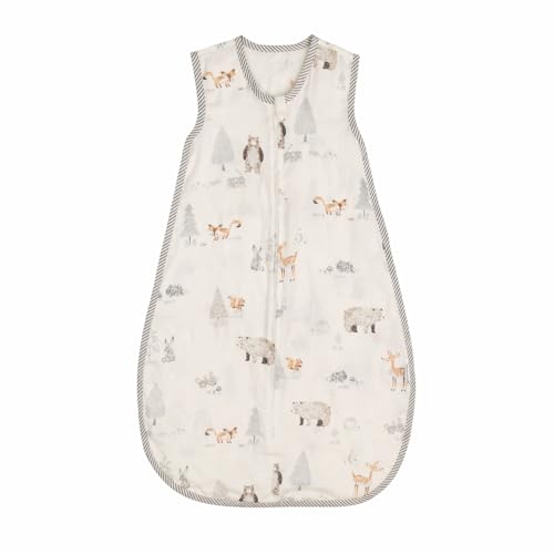 Image of Toddler Sleeping Sack Muslin Cotton (18-36M) - Lightweight Sleeveless Wearable Blanket, Breathable, Roomy Fit, 0.3-0.5 TOG for Nap & Bedtime
