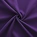 Dark Purple Curtains 84 Inch Length for Living Room 2 Panels Set Grommet Window Drapes Rich Royal Deep Purple Blackout Luxe Elegant Curtains for Bedroom Girls ,52 x 84 Inches Long Eggplant Plum