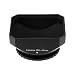 Fotodiox Lens Hood, SunShade for Video Camera, Camcorder DV, 43mm Black