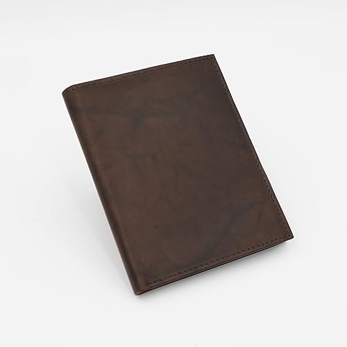 Image of Men's Hipster Wallet, Up to 24 Cards, Leather Bifold Organizer, Brown | 12 Built-In Card & Photo Sleeves | Flip-Through Organization | 2 ID Windows | Full-Length Bill Compartment | RFID Blocking