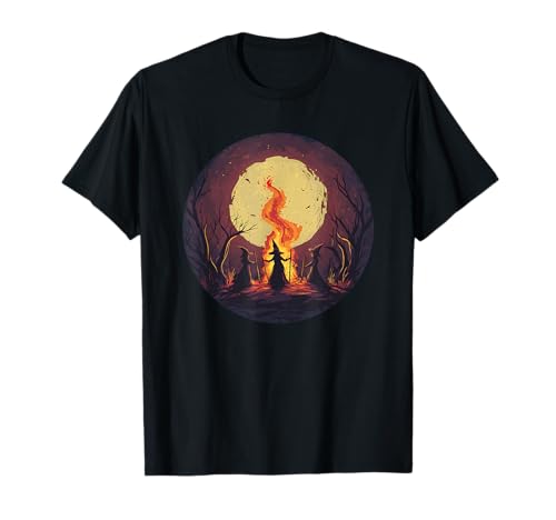 Funny Witch with Walpurgis Night Costume for Boys and Girls T-Shirt