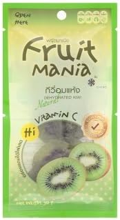 Fruit Mania : Dehydrated Kiwi Natural 100% (50 g) Made in Thailand