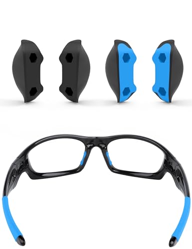 Image of ToughAsNails Replacement Nose Pads Pieces for Oakley Straight Jacket 2007 Sunglasses - Low Bridge Fit