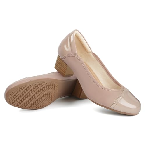 Image of Ortho + Rest Women Bunion Dress Shoes Low Heel Orthopedic Pumps Orthotic Slip On Loafers