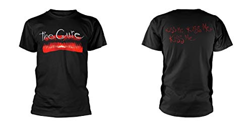 T-shirt The Cure Kiss Me Noir idéal pour les concerts et festivals