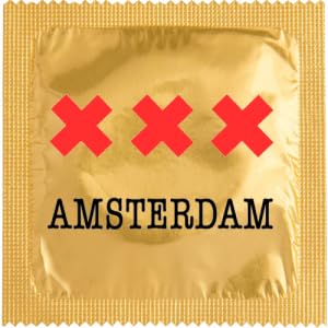 Condón humorístico Holanda - Patrón de látex fino y resistente - Estampado en Francia - Capota Rigolo para hombre (Triple Cross Amsterdam)