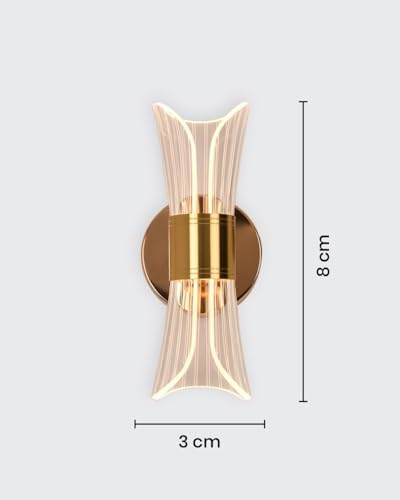 Image of Modern LED Wall Light for Home Decor - Stylish Decorative Lamp for Living Room, Bedroom, Hallway, Warm Ambient Lighting (Modern)