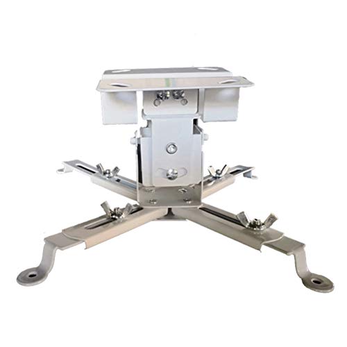 Garneck Suporte de projetor, suporte de teto universal ajustável para projetor, suporte de projetor