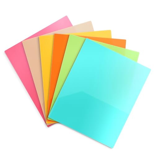 Dunwell Plastic 2-Pocket Folders, Pastel, 8.5x11, 6 Pack, Poly by Dunwell - Used condition - Image 7