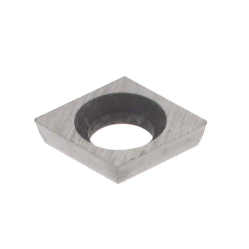 Hertel Boring Insert, CDHB120605 HT540B, Solid Carbide, Uncoated, 80° Diamond, 0.007" Corner Radius, 5/32" Inscribed Circle, 0.04" Thick, 15° Relief Angle