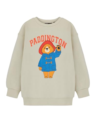 Sweat Paddington enfant beige à col rond anti-frottement pour l'aventure